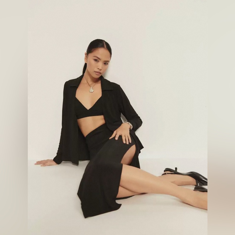New Reformation Landers Black Three Pieces Set